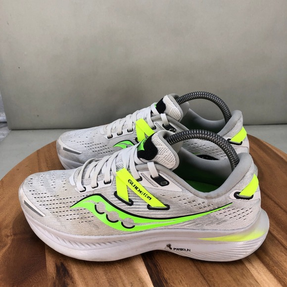 Saucony Guide 15 Womens Running Shoes Gray Green Size 8 Lightweight Cushion - Picture 3 of 8